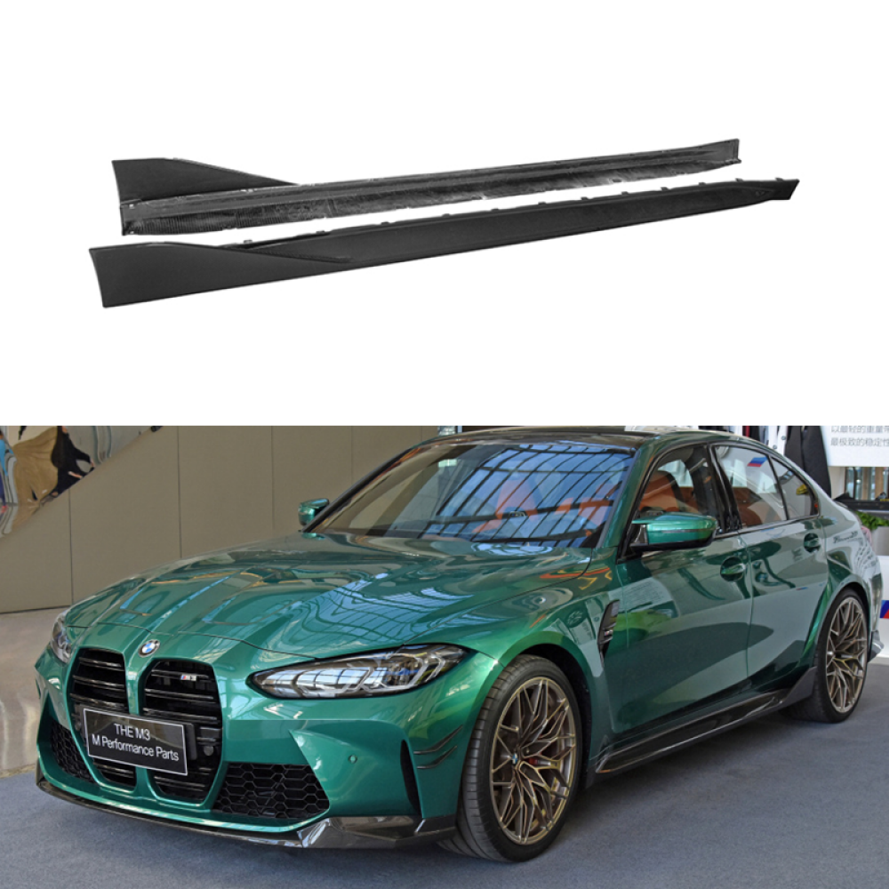 2021+ Bmw M3/m4 Carbon Fiber M Performance Style Side Skirts | G80/g82/g83