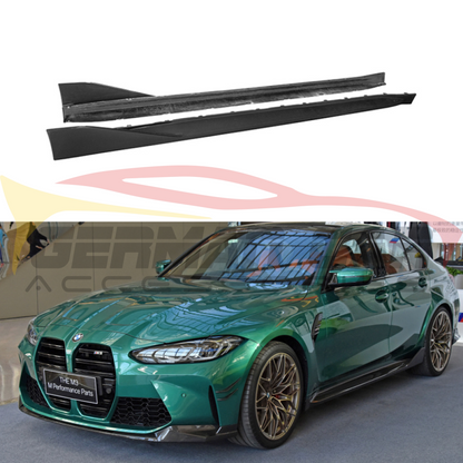 2021+ Bmw M3/m4 Carbon Fiber M Performance Style Side Skirts | G80/g82/g83