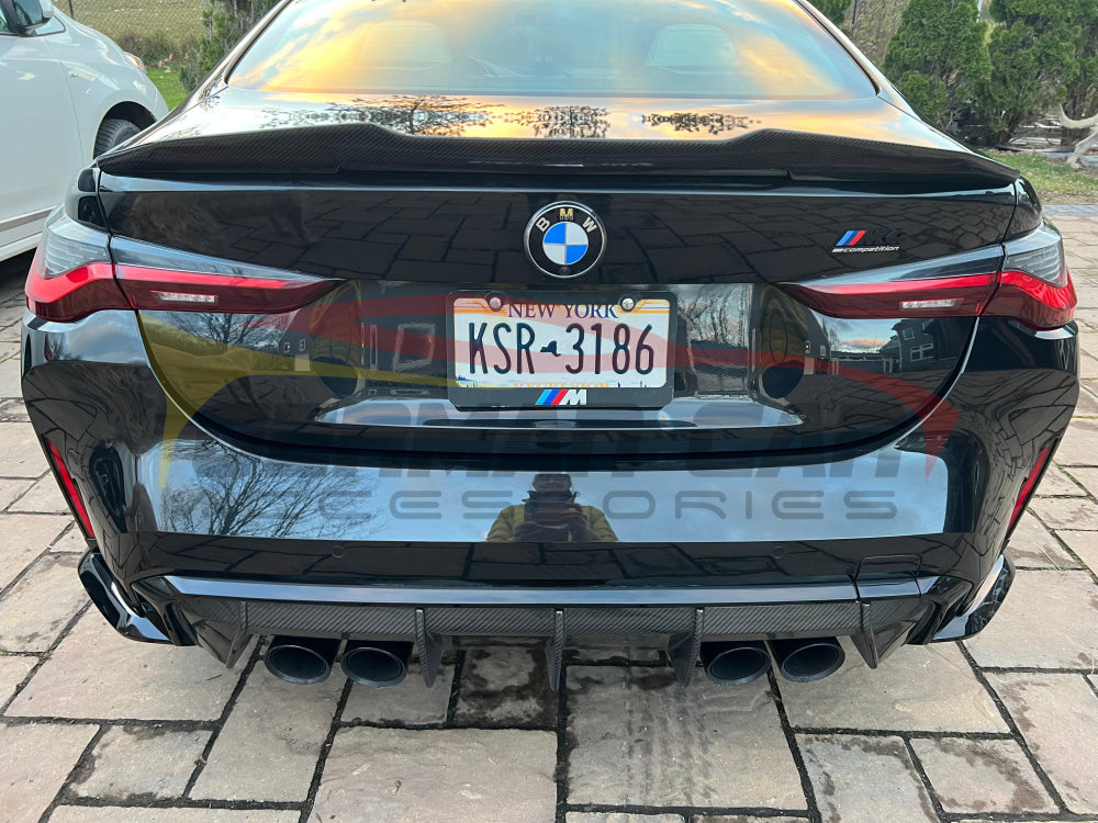 2021+ Bmw M3/M4 Carbon Fiber Oem Style Diffuser | G80/G82/G83 Rear Diffusers