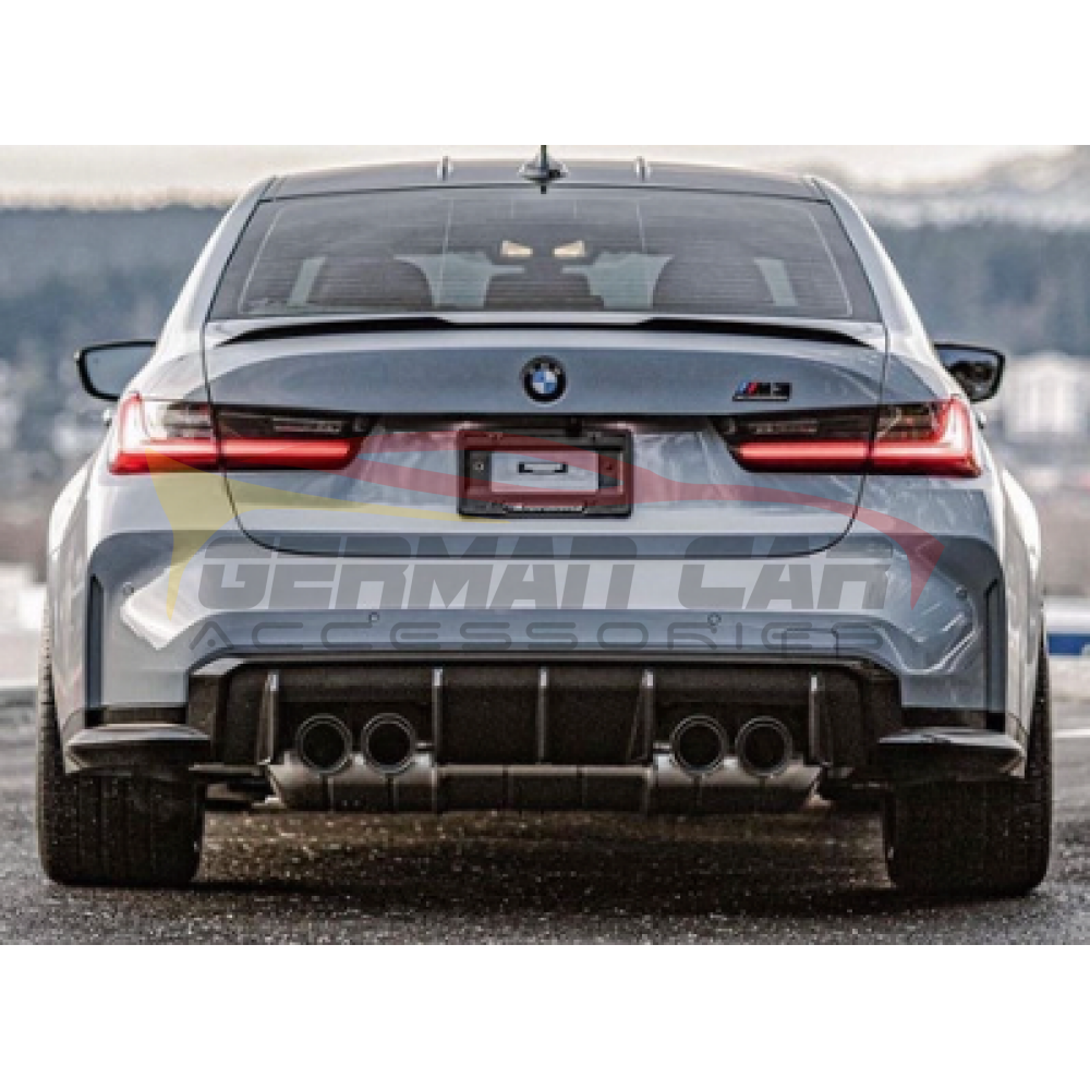 2021+ Bmw M3/M4 Carbon Fiber Oem Style Rear Bumper Splitters | G80/G82/G83 Additional Accessories