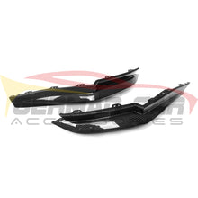 Load image into Gallery viewer, 2021+ Bmw M3/m4 Carbon Fiber Oem Style Rear Bumper Splitters | G80/g82/g83
