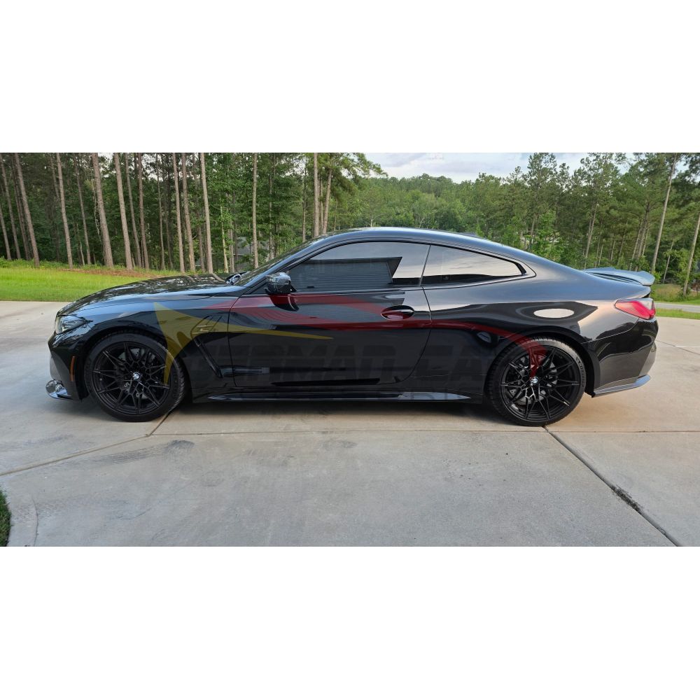 2021+ BMW M3/M4 Carbon Fiber OEM Style Rear Bumper Splitters | G80/G82/G83 - Additional Accessories