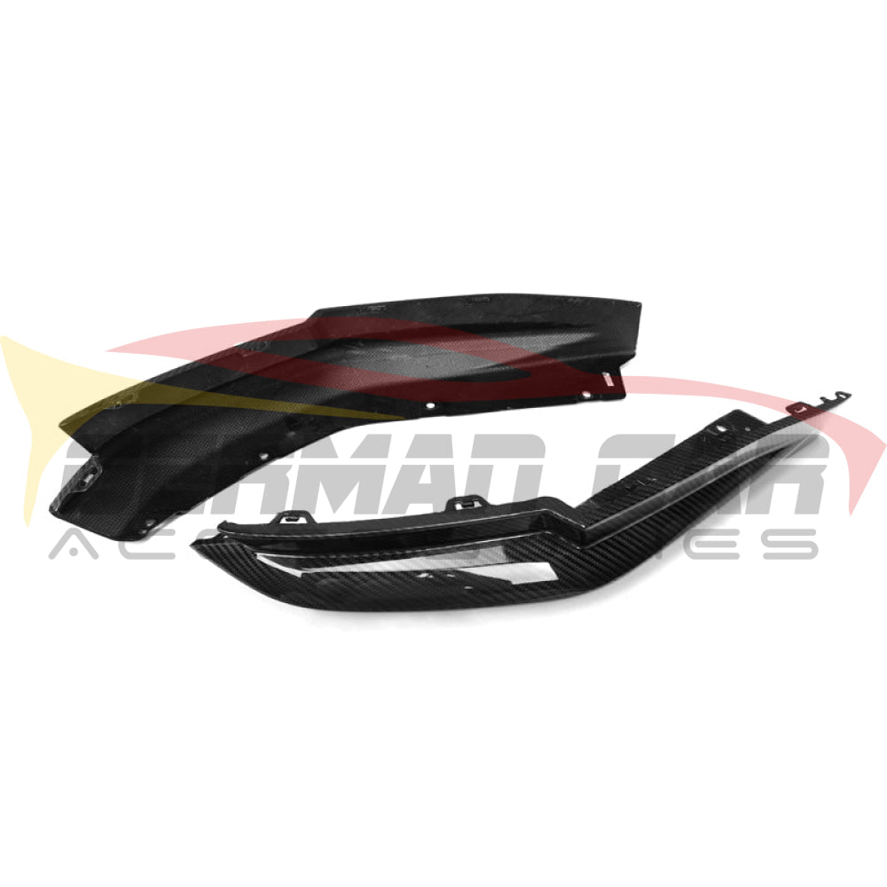 2021+ Bmw M3/m4 Carbon Fiber Oem Style Rear Bumper Splitters | G80/g82/g83