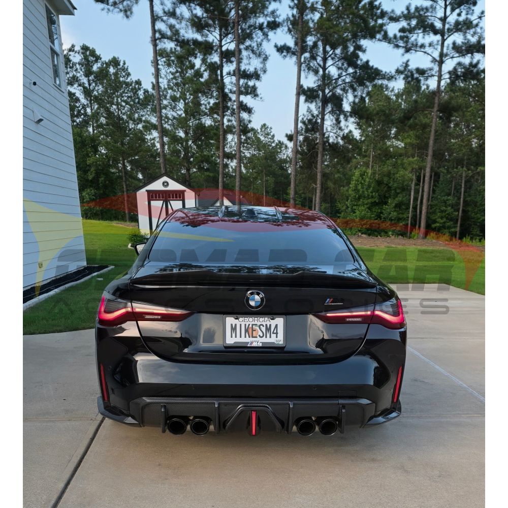 2021+ BMW M3/M4 Carbon Fiber OEM Style Rear Bumper Splitters | G80/G82/G83 - Additional Accessories