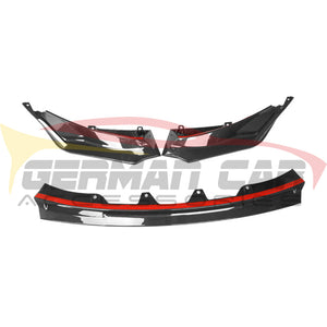 2021+ Bmw M3/m4 Carbon Fiber V Style 3 Piece Front Lip | G80/g82/g83