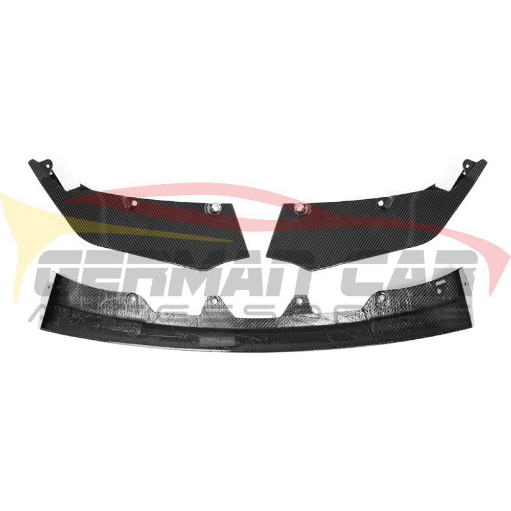 2021+ Bmw M3/m4 Carbon Fiber V Style 3 Piece Front Lip | G80/g82/g83