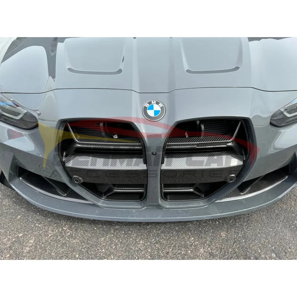 2021 + Bmw M3/M4 Csl Style Carbon Fiber Kidney Grilles | G80/G82/G83