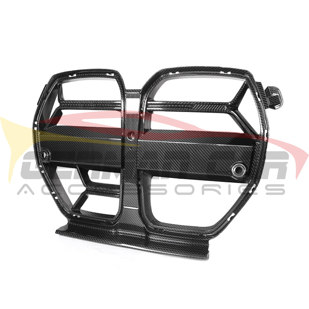 2021+ Bmw M3/m4 Csl Style Carbon Fiber Kidney Grilles | G80/g82/g83