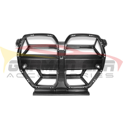 2021+ Bmw M3/m4 Csl Style Carbon Fiber Kidney Grilles | G80/g82/g83 No
