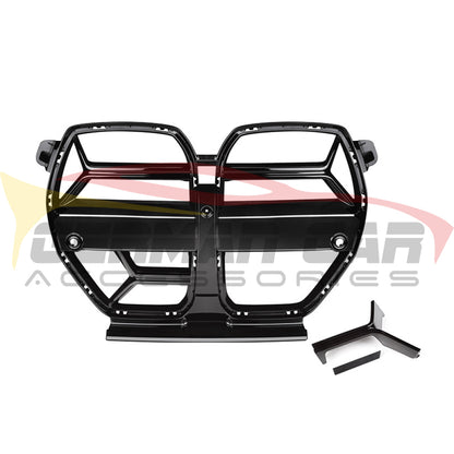 2021+ Bmw M3/M4 Csl Style Gloss Black Kidney Grilles | G80/G82/G83