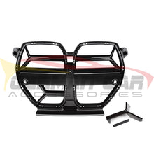 Load image into Gallery viewer, 2021+ Bmw M3/M4 Csl Style Gloss Black Kidney Grilles | G80/G82/G83

