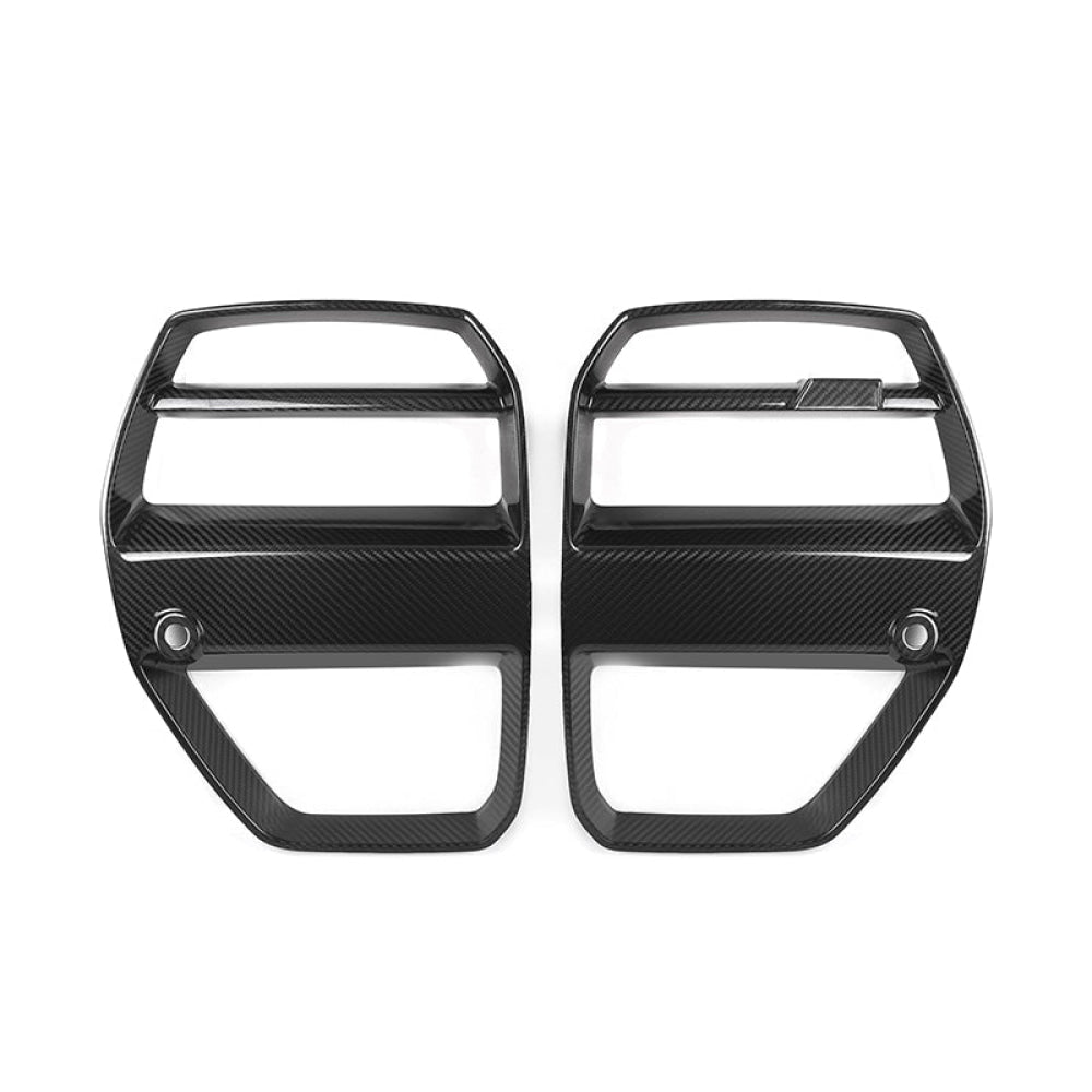 2021+ Bmw M3/m4 V Style Carbon Fiber Kidney Grilles | G80/g82/g83 Yes