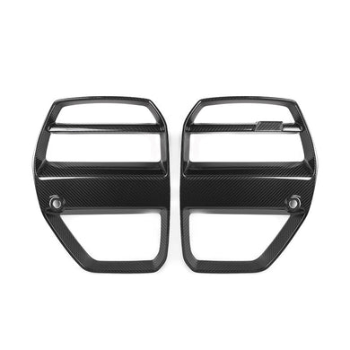 2021+ Bmw M3/m4 V Style Carbon Fiber Kidney Grilles | G80/g82/g83 Yes