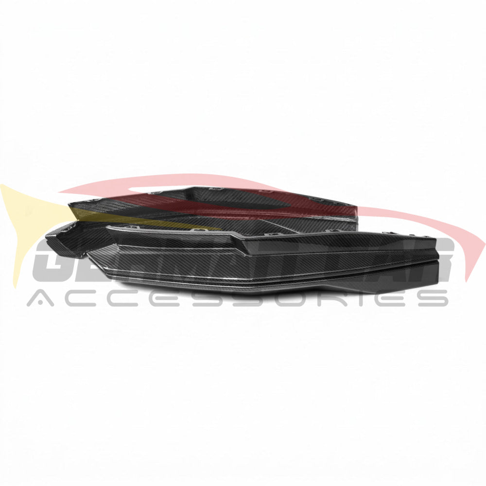 2021+ BMW M3/M4 V Style Carbon Fiber Rear Bumper Splitters | G80/G82/G83 - Additional Accessories