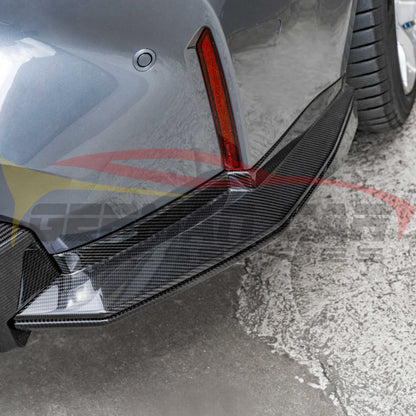 2021+ BMW M3/M4 V Style Carbon Fiber Rear Bumper Splitters | G80/G82/G83 - Additional Accessories
