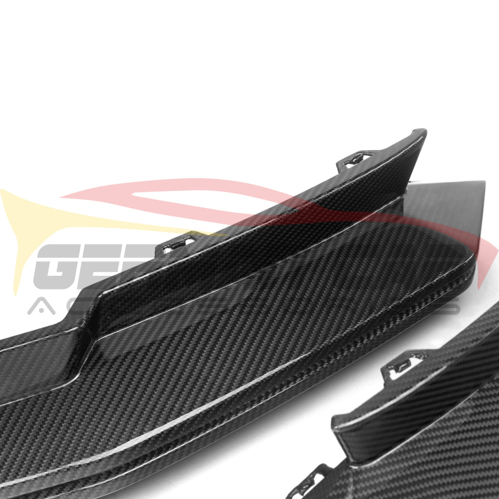 2021+ BMW M3/M4 V Style Carbon Fiber Rear Bumper Splitters | G80/G82/G83 - Additional Accessories
