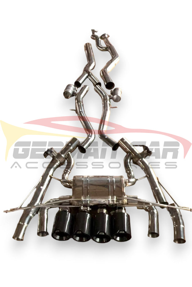 2021 + Bmw M3/M4 Valved Sport Exhaust System | G80/G82/G83 Stainless Steel / Chrome Tips Axleback