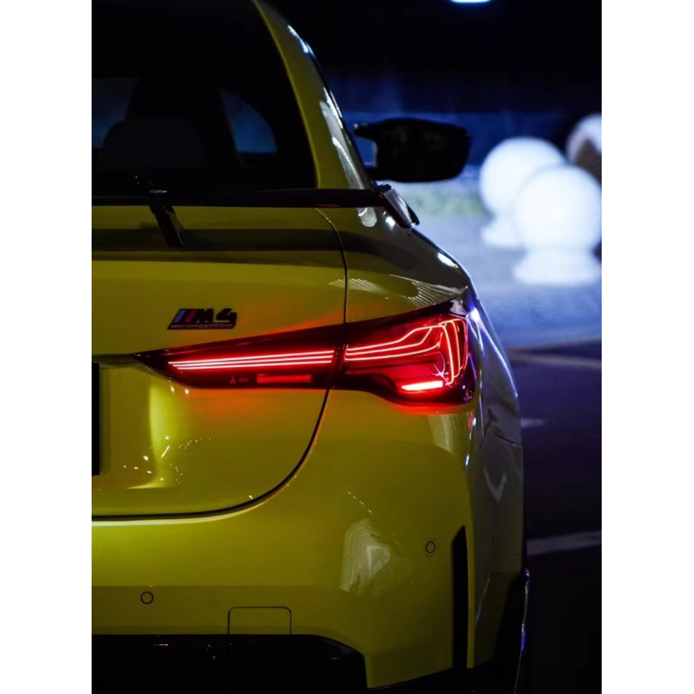 2021 + Bmw M4/4-Series Csl Laser Style Taillights | G82/G83/G22/G23/G26 Red