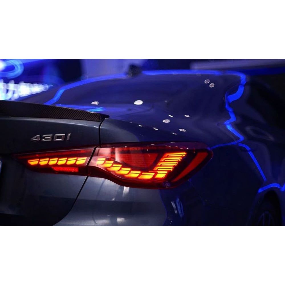 2021 + Bmw M4/4-Series Gts Style Oled Taillights | G82/G83/G22/G23/G26 Red