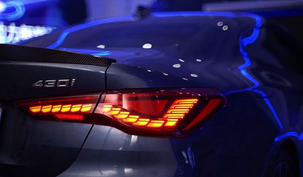 2021 + Bmw M4/4-Series Gts Style Oled Taillights | G82/G83/G22/G23/G26 Red