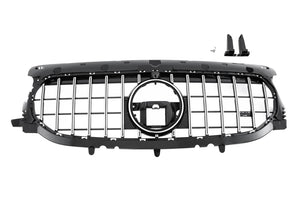 2021+ Mercedes-Benz Gla Gtr Style Front Grille | H247 Chrome Silver Grilles