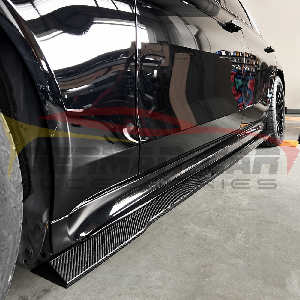 2021+ Mercedes-Benz S-Class Carbon Fiber Side Skirt | W223/V223 - Side Skirts