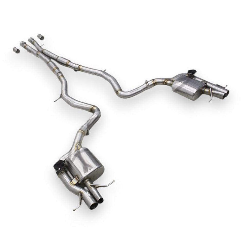 2021 + Mercedes S580 Valved Sport Exhaust System | W223 Stainless Steel Exhaust / Chrome Tips Exhausts