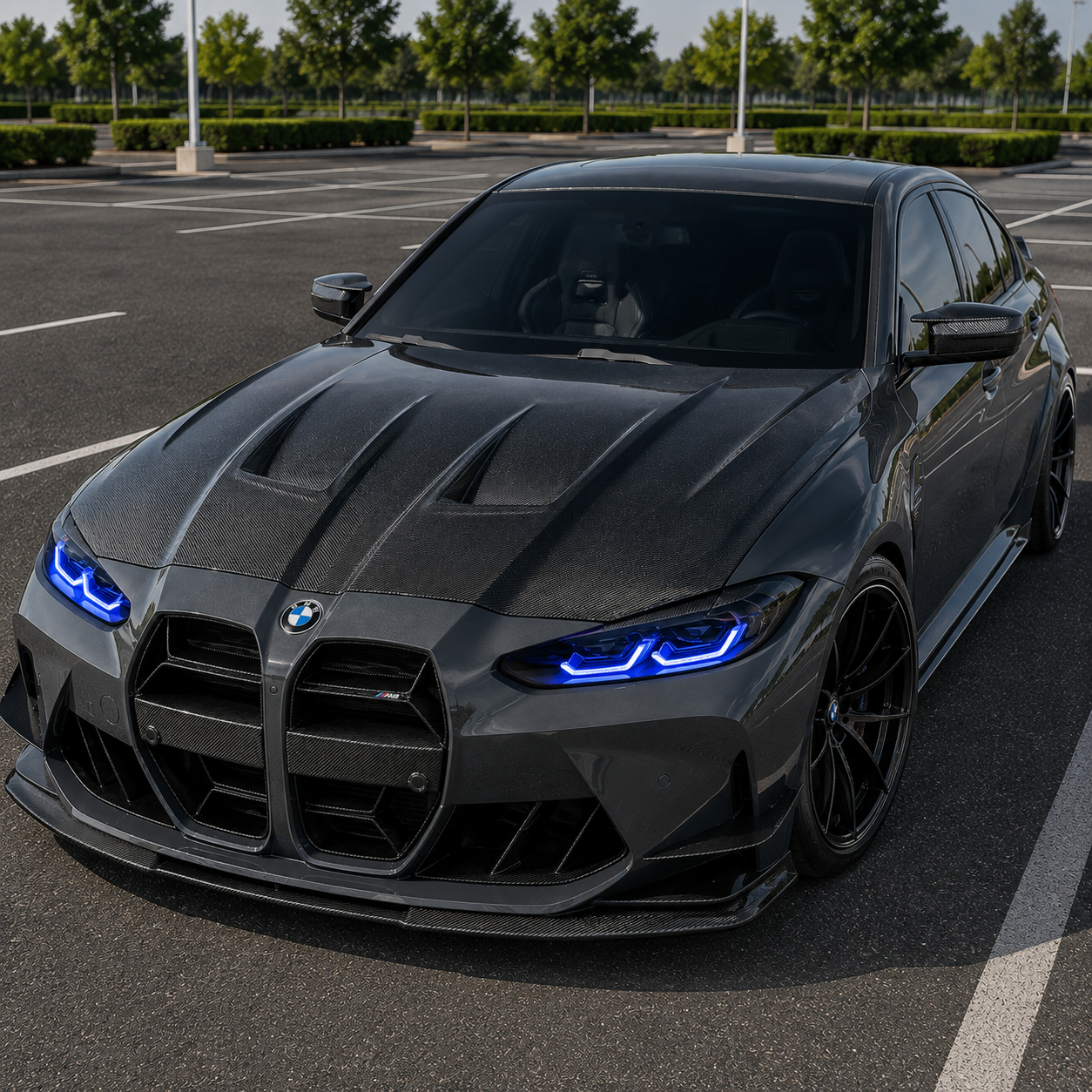 2021+ BMW M3/M4 S Style Carbon Fiber Hood | G80/G81/G82/G83
