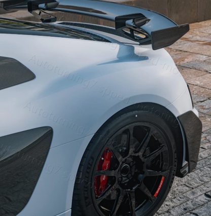 2019-2024 Audi R8 Carbon Fiber Rear Bumper Canards I MK2 Gen 2 Facelift
