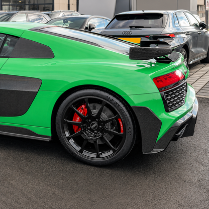 2019-2024 Audi R8 Carbon Fiber Rear Bumper Canards I MK2 Gen 2 Facelift