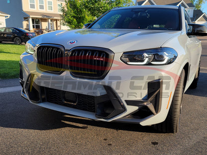 2022 + Bmw X3M Carbon Fiber Front Bumper Air Ducts | F97 Lci Lips/Splitters