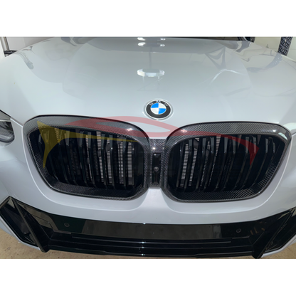 2022-2025 BMW X3/X3M/X4/X4M Dual Slat Kidney Grilles | G01/F97/G02/F98 LCI Kidney Grilles