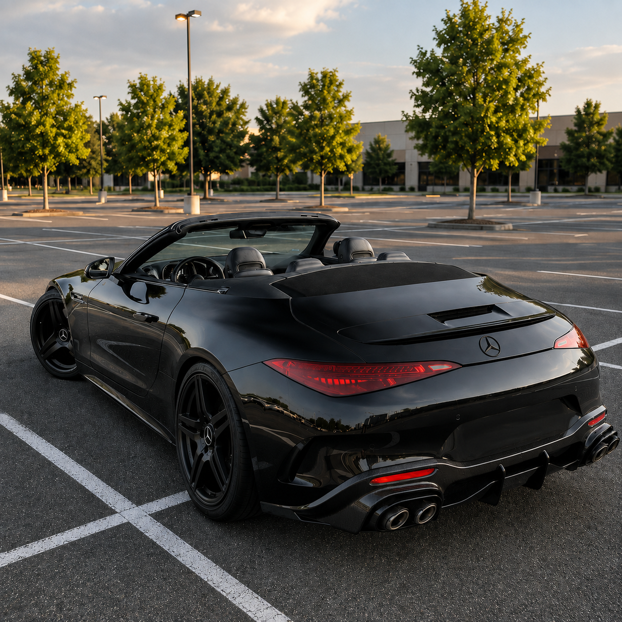 2022+ Mercedes-Benz SL63/SL55/SL43 AMG Carbon Fiber Trunk Spoiler | R232