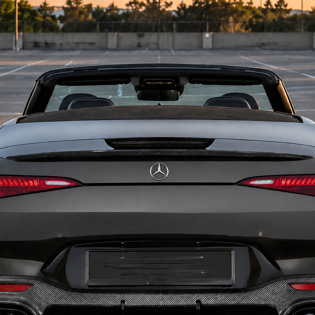 2022+ Mercedes-Benz SL63/SL55/SL43 AMG Carbon Fiber Trunk Spoiler | R232