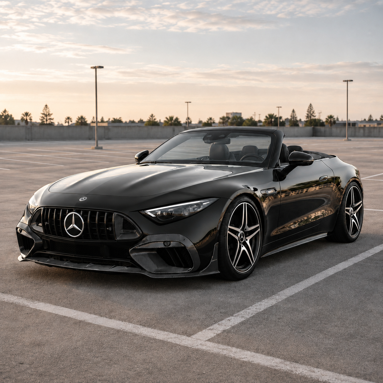 2022+ Mercedes-Benz SL63/SL55 AMG Carbon Fiber Front Lip | R232