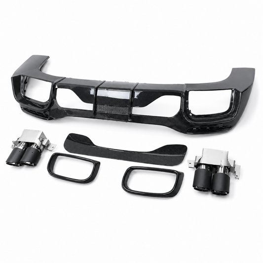 2022-2025 Mercedes-Benz SL63/SL53/SL43 AMG BS Style Carbon Fiber Rear Diffuser | R232 - Rear Diffusers