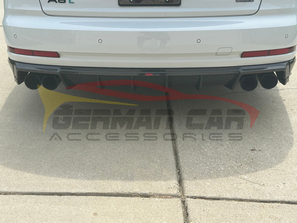 2022+ Audi A8/S8 3 Piece Carbon Fiber Rear Diffuser | D5 A8/S8 - Rear Diffusers