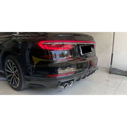 2022+ Audi A8/S8 3 Piece Carbon Fiber Rear Diffuser | D5 A8/S8 - Rear Diffusers
