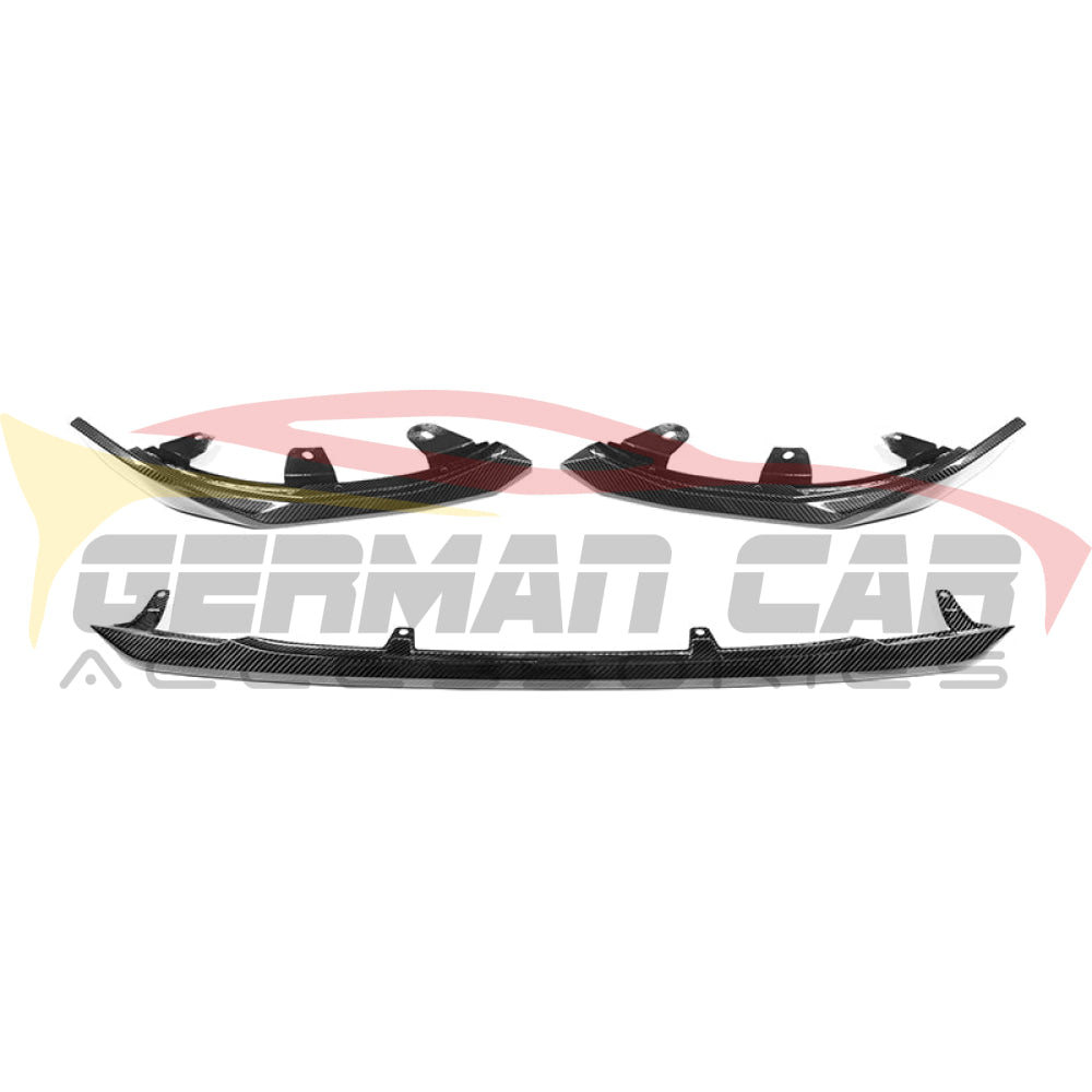 2022+ Bmw 2-Series Carbon Fiber M Performance Style 3 Piece Front Lip | G42