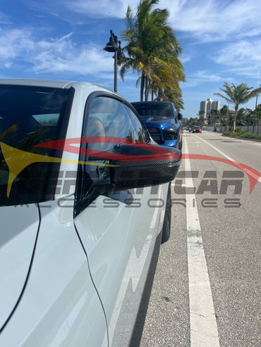2022+ Bmw 2-Series Carbon Fiber M-Style Mirror Caps | G42 230I