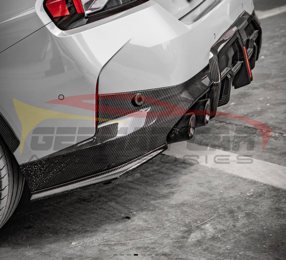 2022 + BMW 2-Series Carbon Fiber Rear Diffuser Side Pieces | G42 Rear Diffusers