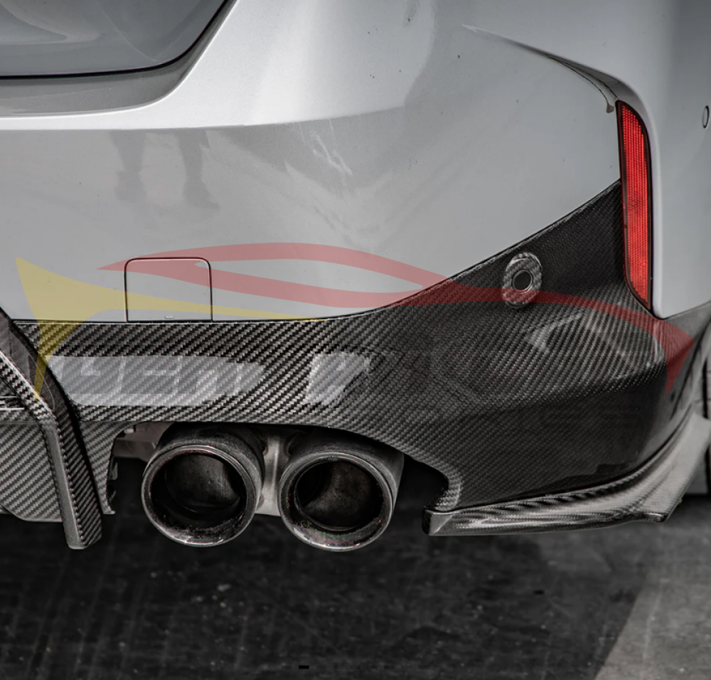 2022 + BMW 2-Series Carbon Fiber Rear Diffuser Side Pieces | G42 Rear Diffusers