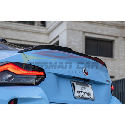 2022 + BMW 2-Series/M2 CS Style Carbon Fiber Trunk Spoiler | G42/G87 Rear Trunk Spoilers