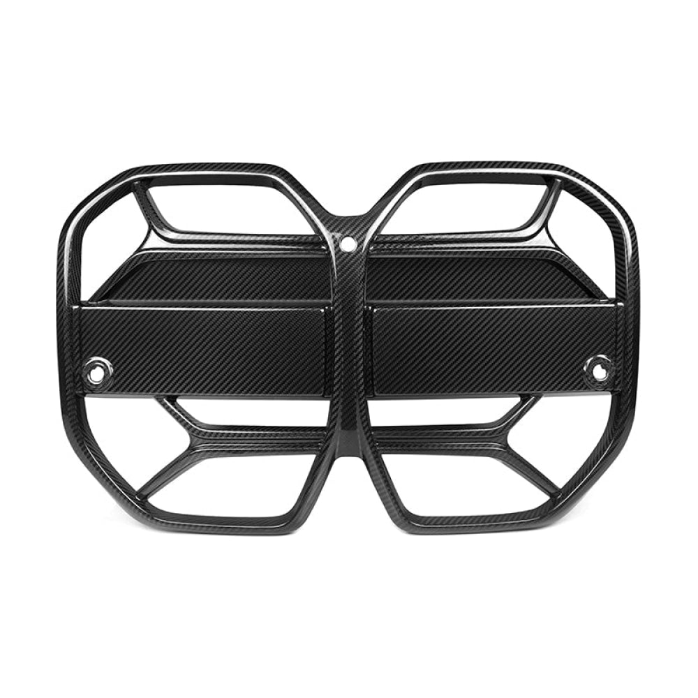 2022 + Bmw I4 Carbon Fiber Csl Style Kidney Grilles | G26 No