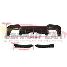 Load image into Gallery viewer, 2022+ Bmw X3M Carbon Fiber 3 Piece Rear Diffuser | F97 Lci Diffusers
