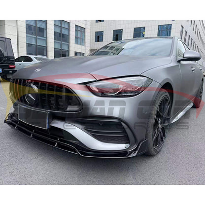 2022+ Mercedes-Benz C-Class Amg Style Carbon Fiber 3 Piece Front Lip | W206 Lips/Splitters