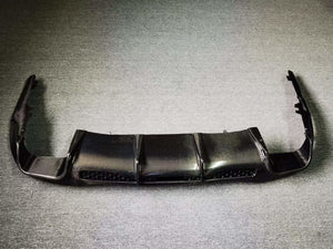 2022+ Mercedes-Benz C-Class B Style Carbon Fiber Rear Diffuser With Exhaust Tips | W206 Front