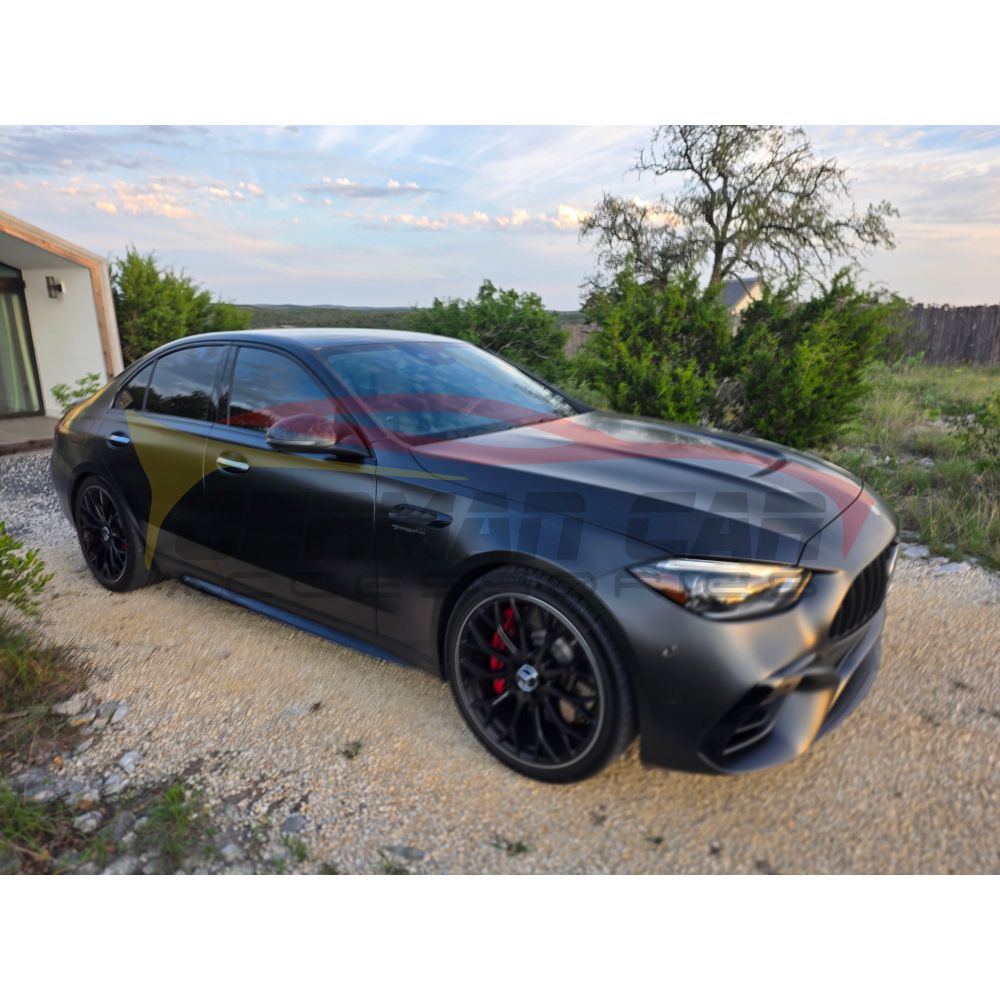 2022+ Mercedes-Benz C-Class/C63 AMG Carbon Fiber Mirror Caps | W206 - Mirror Caps