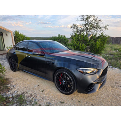 2022+ Mercedes-Benz C-Class/C63 AMG Carbon Fiber Mirror Caps | W206 - Mirror Caps