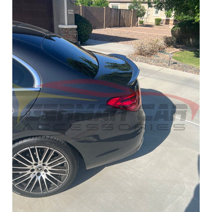 mercedes c class lip spoiler 2022-2024 Mercedes-Benz C Class Rear Spoiler FD Style Carbon Fiber